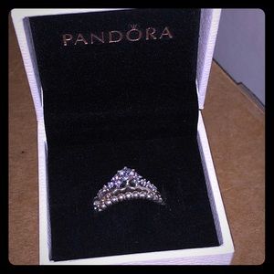 Authentic Pandora Princess Ring👑💙
